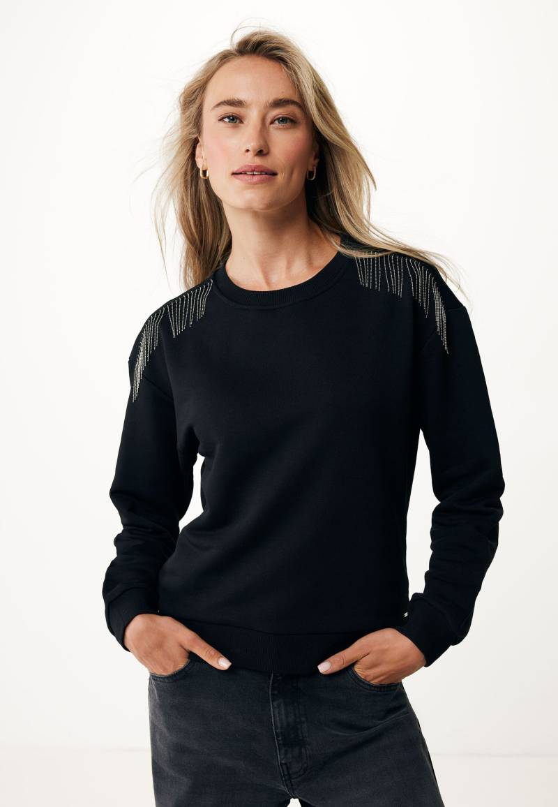 Pullover mit Kette Schwarz von Mexx