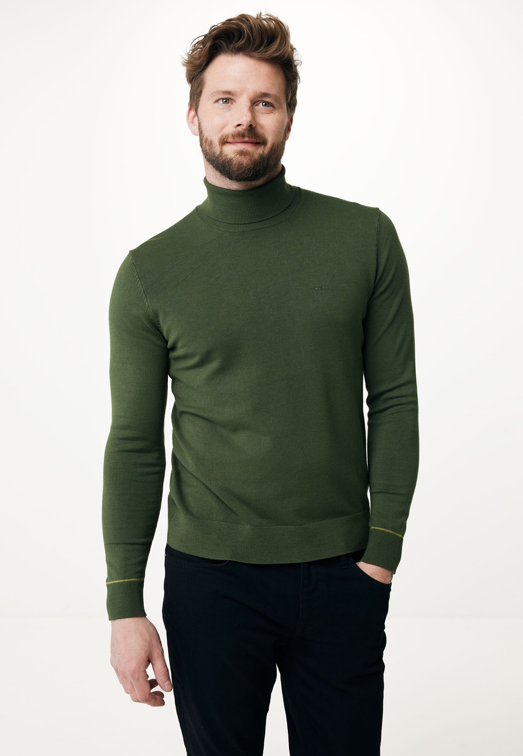 Roll Neck Sweater Green von Mexx