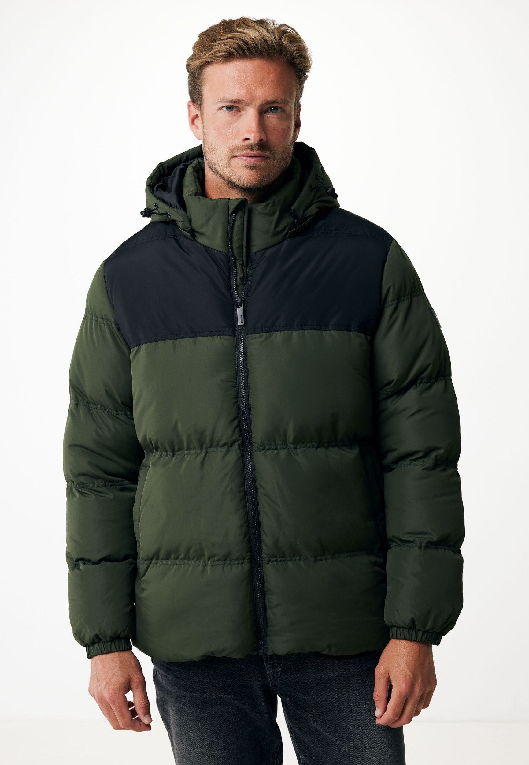 Short puffer with detachable hood Winter Green von Mexx