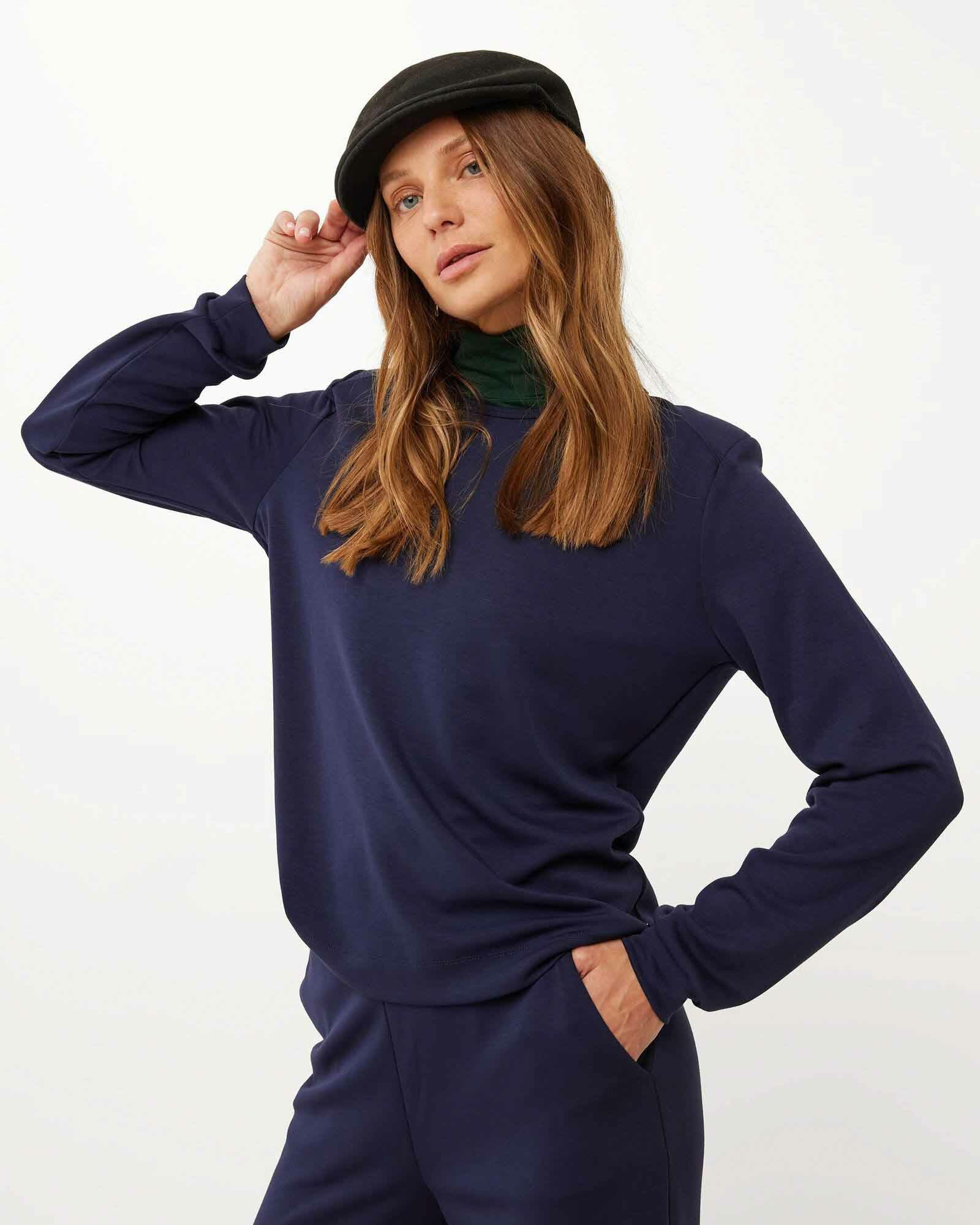 Shoulderpad sweater Navy von Mexx