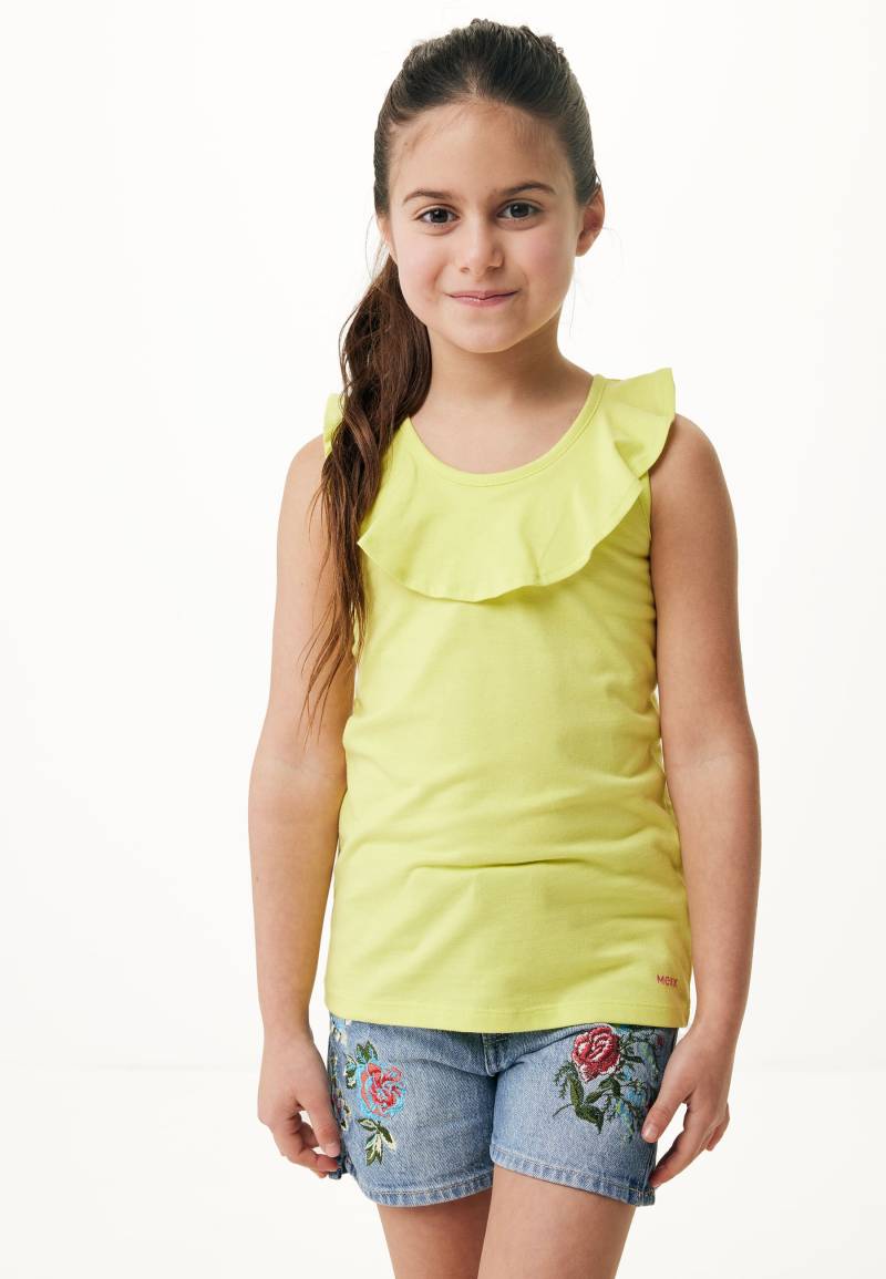 Sleeveless Top With Ruffle Yellow von Mexx