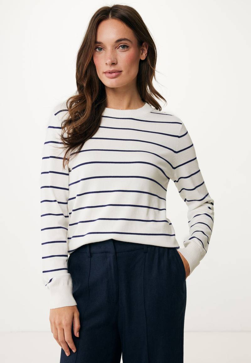 Sweater Striped Off White von Mexx