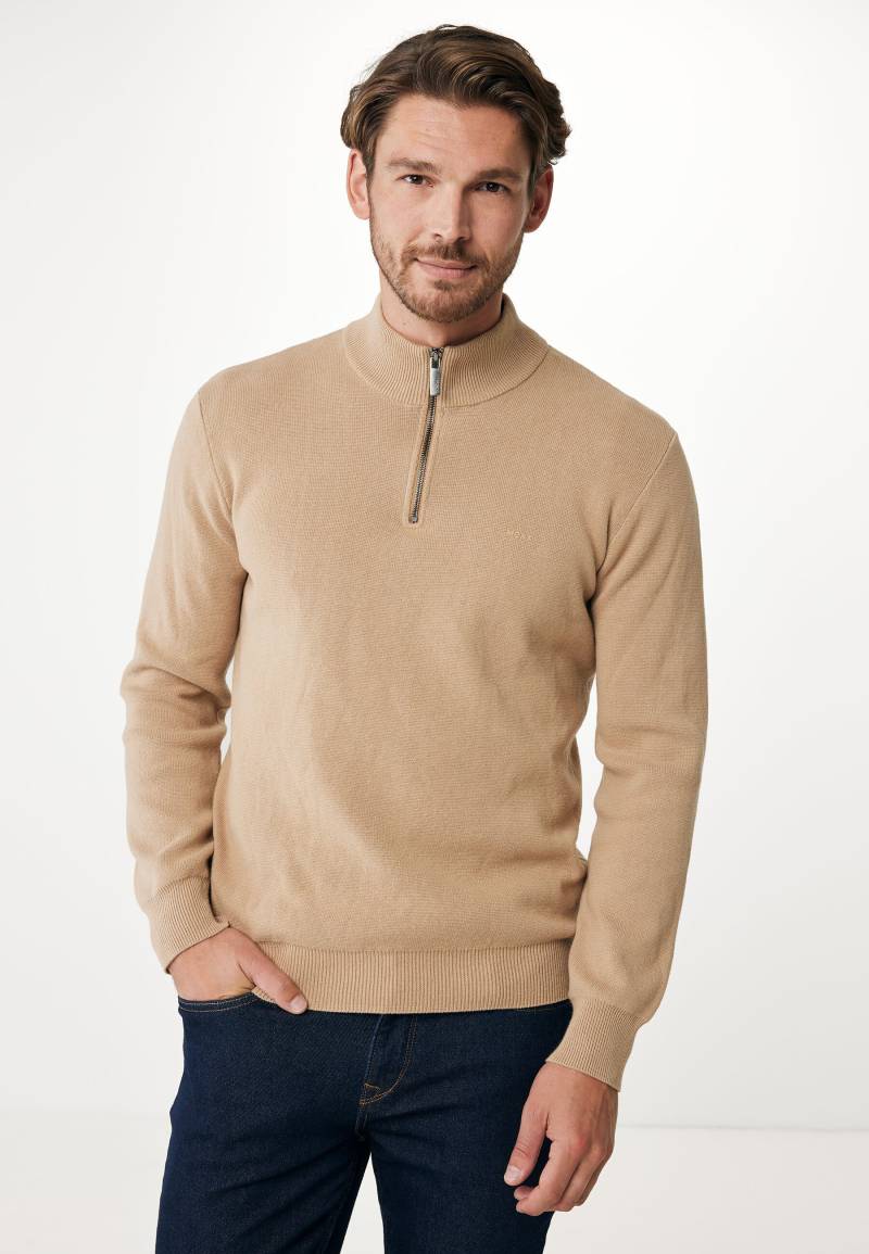 Sweater With Zipper Sand von Mexx