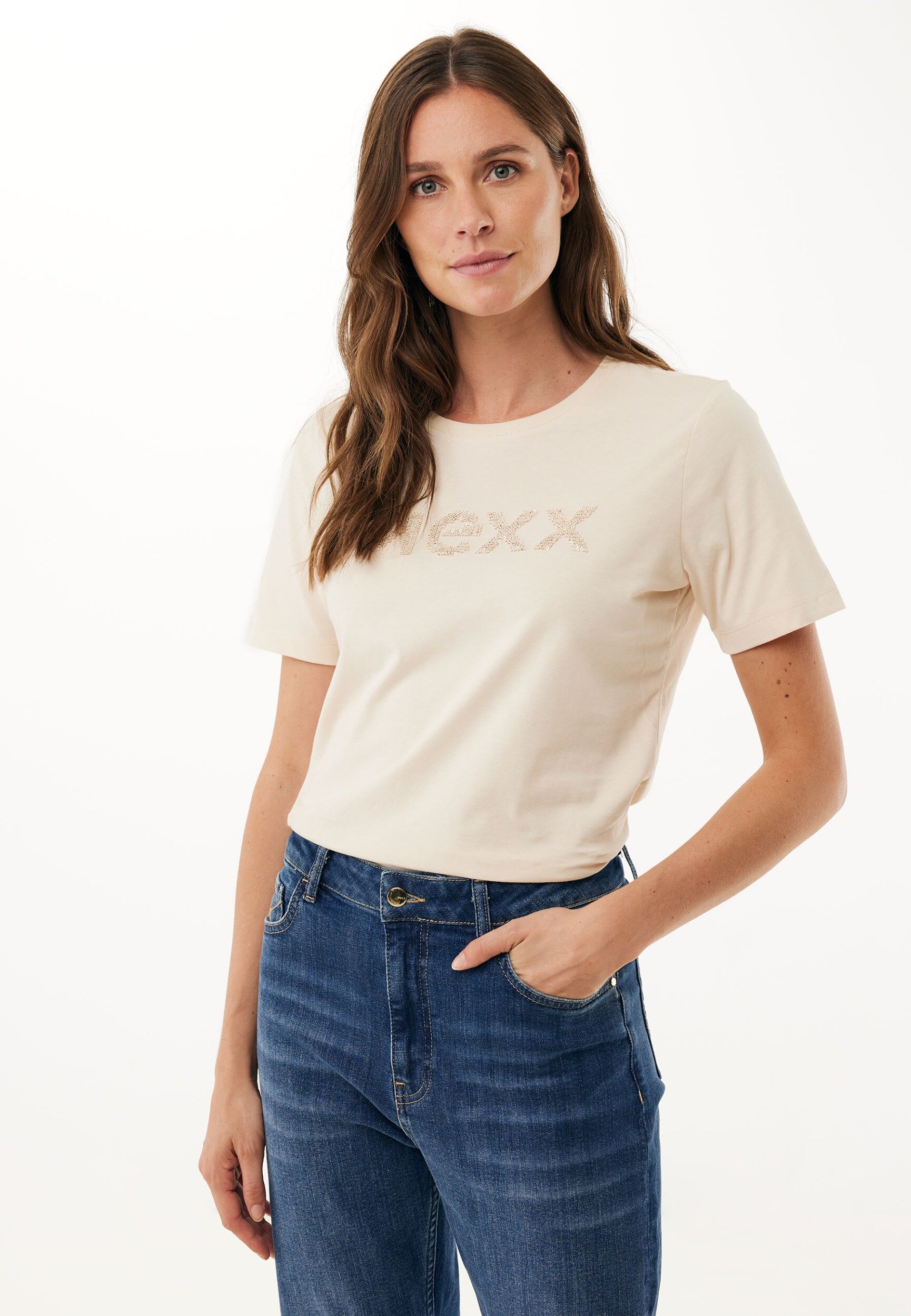 T-shirt Clover Beige T-shirt Clover Beige von Mexx