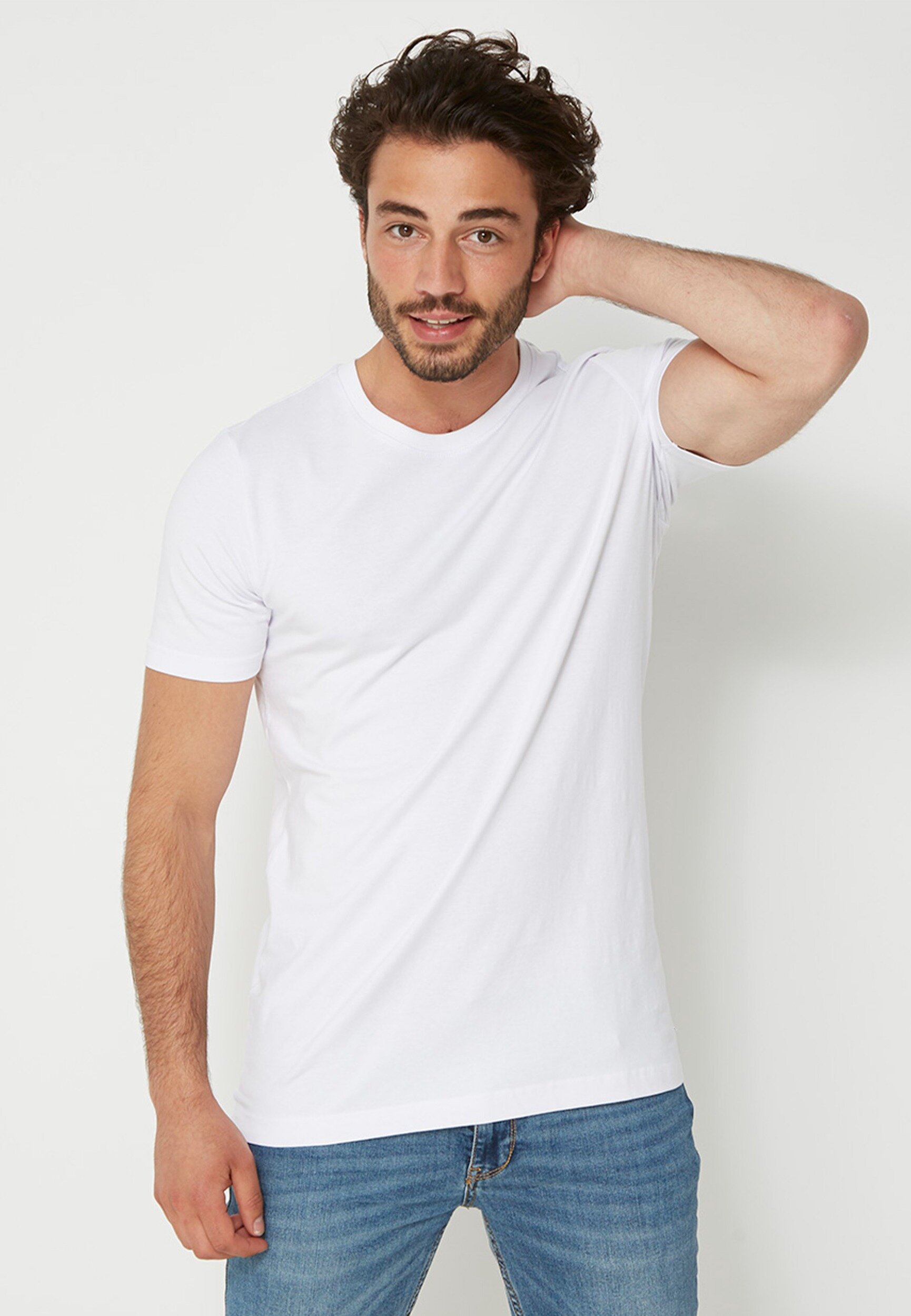 2 T-shirts crew neck 2-Pack Weiß von Mexx