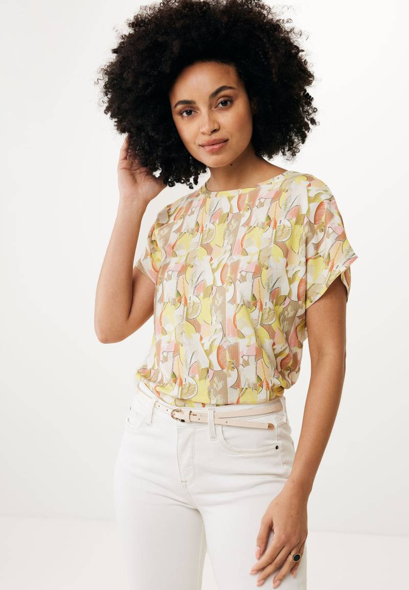 Top All Over Print Yellow von Mexx