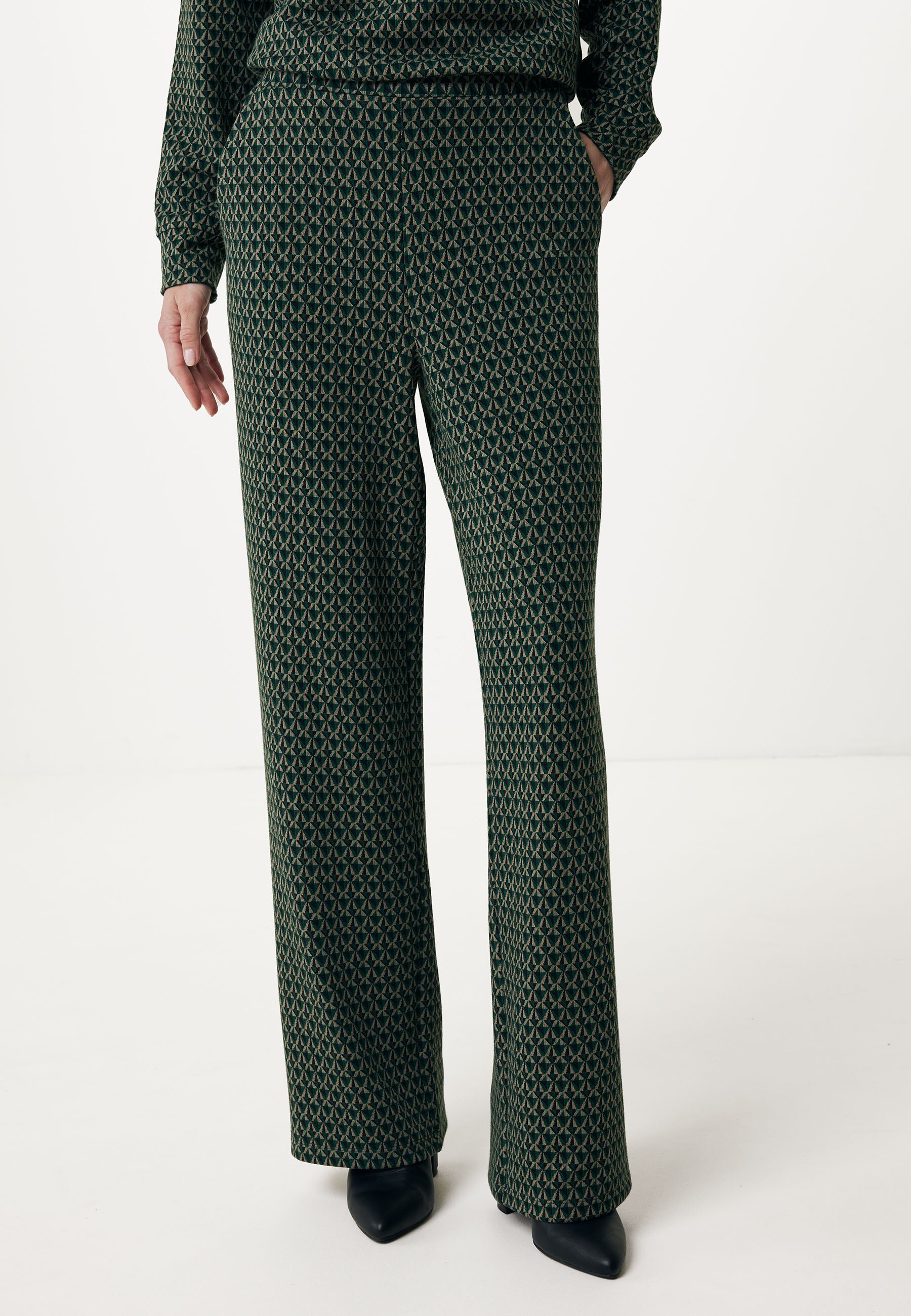 Wide Leg Pants Dark Green von Mexx