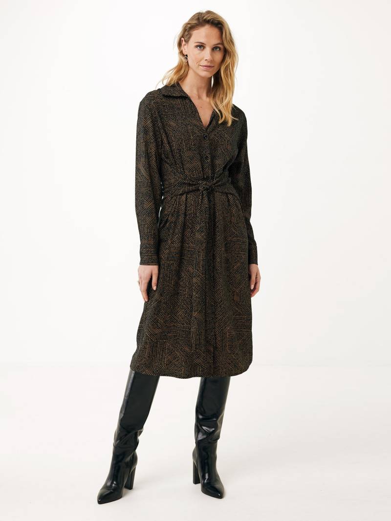 Wrap Dress Long Sleeve Schwarz von Mexx