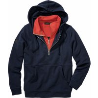 Mey & Edlich Herren Gegenwind-Hoodie Stehkragen blau 46 von Mey & Edlich