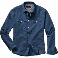 Mey & Edlich Herren Hemd 3-D-Denimhemd Langarm blau 38 von Mey & Edlich