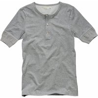 Mey & Edlich Herren Good-Originals-Henley-T-Shirt grau 8(XXL) von Merz B Schwanen