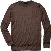 Mey & Edlich Herren Bandbreite-Pullover braun 48 von Mey & Edlich