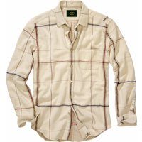 Mey & Edlich Herren Beständiges Flanellhemd Langarm beige L von Portuguese Flannel