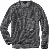 Mey & Edlich Herren Bienenwaben-Pullover leicht grau 52 von Mey & Edlich