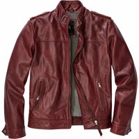 Mey & Edlich Herren Jacke Buff-Lederjacke rot 46 von Mey & Edlich