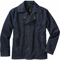 Mey & Edlich Herren Denim-Caban blau 52 von Mey & Edlich