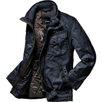 Mey & Edlich Herren Dry-Wax-Jacke blau 48 von Mey & Edlich