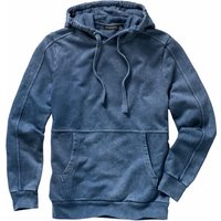 Mey & Edlich Herren Ecken-Kanten-Denimhoodie blau 52 von Mey & Edlich