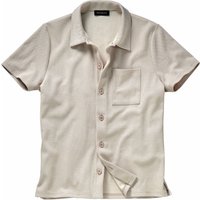 Mey & Edlich Herren Eiswaffel-Polo beige M von Mey & Edlich