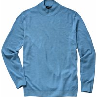 Mey & Edlich Herren Eloquenter Mockneck-Pulli blau 46 von Mey & Edlich