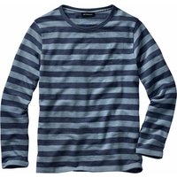 Mey & Edlich Herren Etwas-Wellness-Longsleeve blau 46 von Mey & Edlich