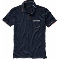 Mey & Edlich Herren Feinsinniges Polo blau XXL von Mey & Edlich
