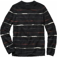 Mey & Edlich Herren Flammen-Pullover schwarz 46 von Mey & Edlich