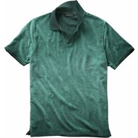 Mey & Edlich Herren Frottee-Vintage-Polo gruen L von Mey & Edlich