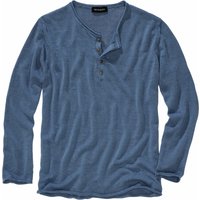 Mey & Edlich Herren Gehaltvolles Leinenhenley blau 46 von Mey & Edlich