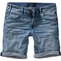 Mey & Edlich Herren Geschnittene Jeansshorts hellblau 54 von Mey & Edlich