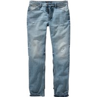 Mey & Edlich Herren Gitter-Jeans blau 31/34 von Mey & Edlich