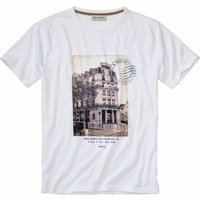 Mey & Edlich Herren Grüße-vom-Ernst-Shirt weiss 46 von Mey & Edlich