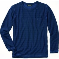 Mey & Edlich Herren Handfestes Longsleeve blau 48 von Mey & Edlich