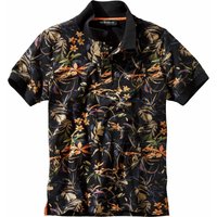 Mey & Edlich Herren Hawaii-bei-Nacht-Polo grau 48 von Mey & Edlich