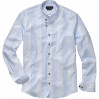 Mey & Edlich Herren Hemd Feinstreifenhemd Langarm weiss 40 von Mey & Edlich