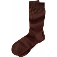 Mey & Edlich Herren Socken Italienische Businesssocke braun 39-42 von Mey & Edlich