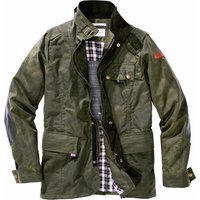 Mey & Edlich Herren Jacket Wachsfieldjacket Bexley gruen L von Peregrine