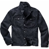 Mey & Edlich Herren Jacke Keine-Sperenzchen-Jeansjacke schwarz 46 von Mey & Edlich