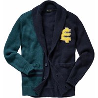 Mey & Edlich Herren M&E-Collegecardigan blau 46 von Mey & Edlich