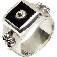 Mey & Edlich Herren Meteorit-Ring grau 62 von Elfcraft