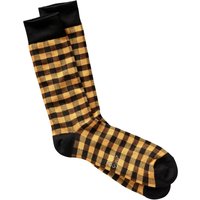 Mey & Edlich Herren Raster-Socke atmungsaktiv gelb 39-42 von Mey & Edlich