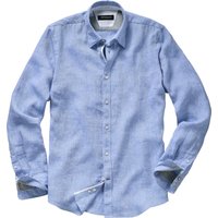 Mey & Edlich Herren Sahara-Hemd Langarm blau 41 von Mey & Edlich