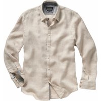 Mey & Edlich Herren  Sahara Leinenhemd Langarm beige 38 von Mey & Edlich