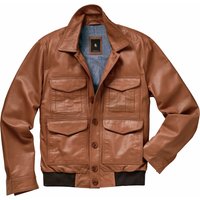 Mey & Edlich Herren Savoir-vivre-Lederblouson grau 46 von Mey & Edlich