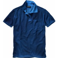 Mey & Edlich Herren Schmirgel-Polo blau 46 von Mey & Edlich