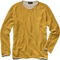 Mey & Edlich Herren Schmirgel-Pullover gelb 50 von Mey & Edlich