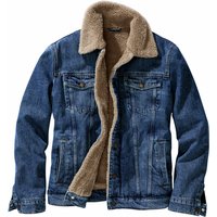 Mey & Edlich Herren Jacke Sherpa-Jeansjacke blau 46 von Mey & Edlich