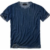 Mey & Edlich Herren Shirt Lavakraft-Indigoshirt blau 48 von Mey & Edlich