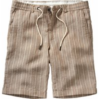 Mey & Edlich Herren Smarte Leinenshorts rot 46 von Mey & Edlich