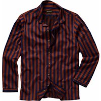 Mey & Edlich Herren Streifen-Pyjama braun 48 von Mey & Edlich